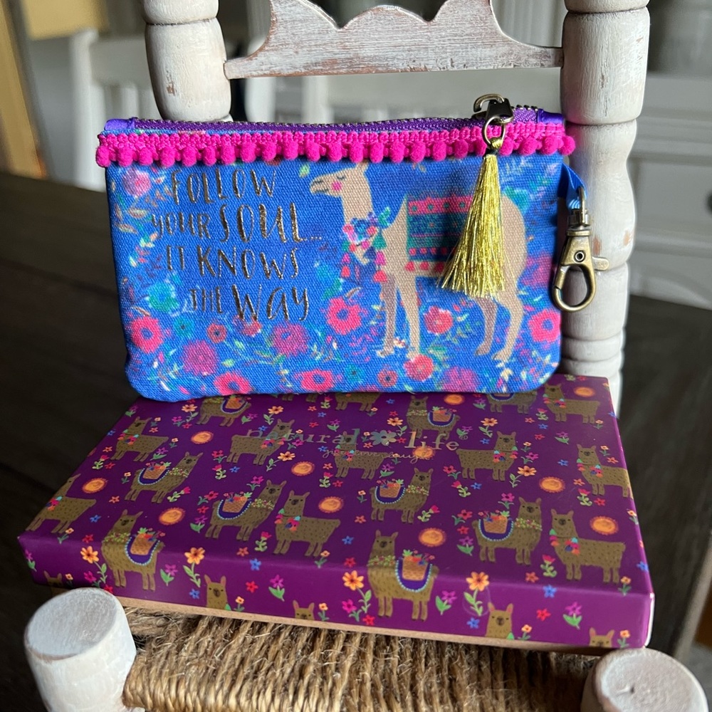 Llama Natural🌺Life Coin Purse